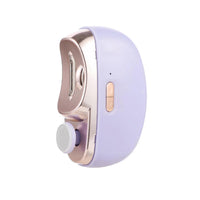 (Net) Automatic Electric Nail Clipper with Light & 2 Speeds USB Rechargeable