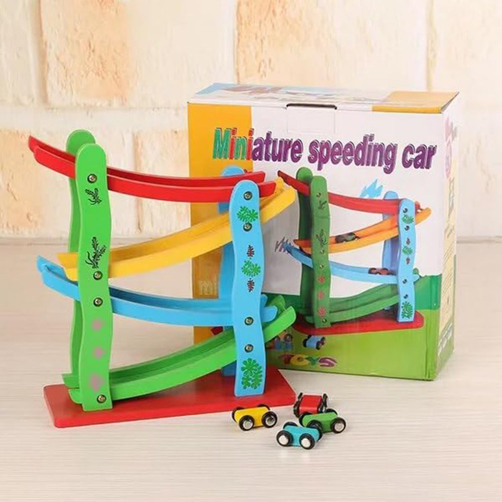 Wooden Miniature Fast Car