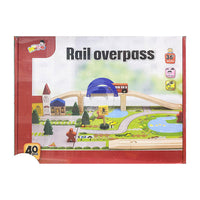 Wooden Track Overpass City