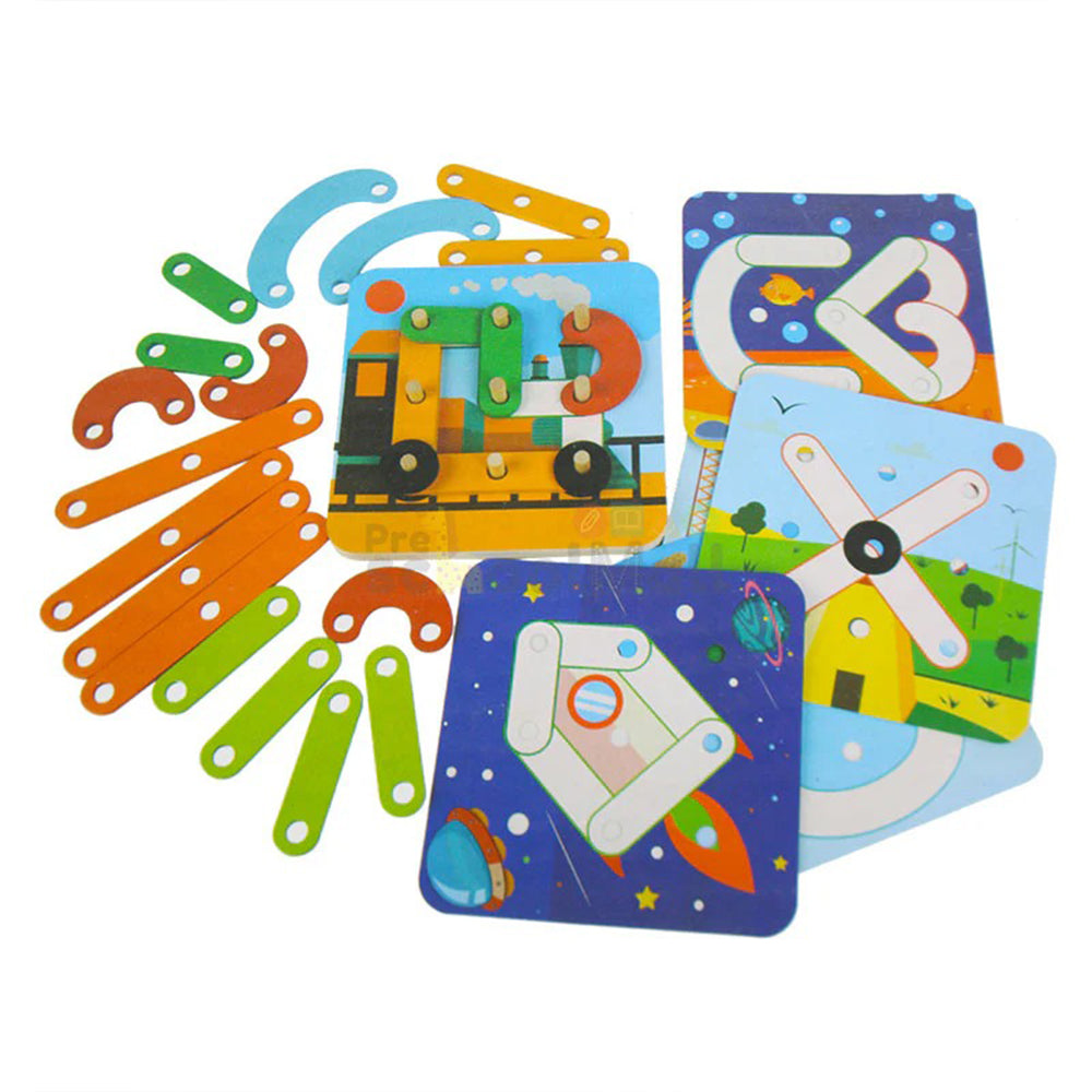 Wooden Puzzle Game Woodcutter