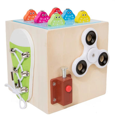 Wooden 9 in 1 Busy Box Baby Products