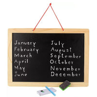 Magnetic Double Sided Wooden Board Alphabets Numbers & Arithmetic Symbols