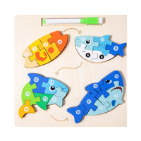 Educational Game Wooden Puzzle For Children And Board