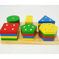 Wood Shape Matching Playset