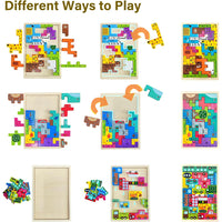 Wooden Jisgaw Puzzles Set