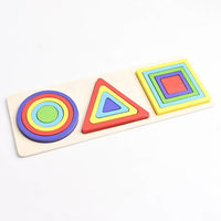 Wooden Shape Matching Board