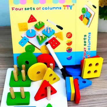 Four Sets Of Columns