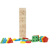 Wooden Angle Geometric Blocks