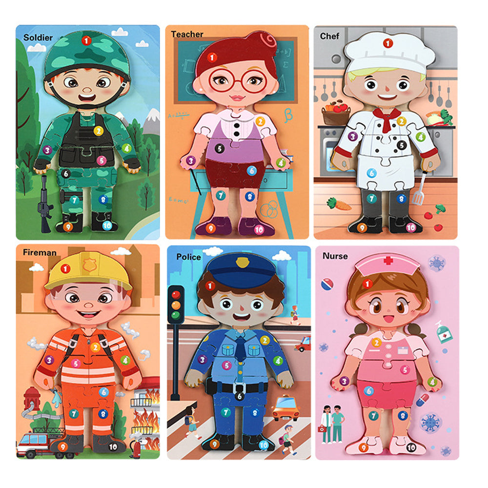 Wooden 3D Puzzles