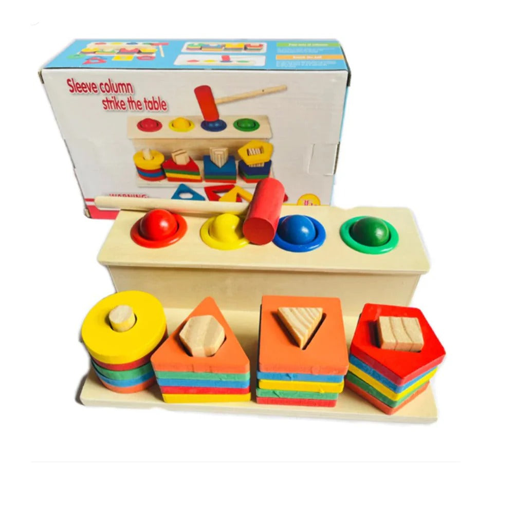Strike Table Training Sleeve Column Other Educational Toys Wooden