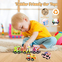 Magnetic Wooden Animals Train Set