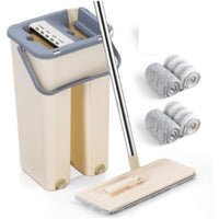 (Net) Mop With Bucket For Floor Cleaning Flat Nozzles