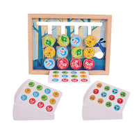 Learning Toys Slide Puzzle Color & Shape Matching Brain Teasers Game