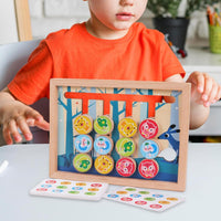 Learning Toys Slide Puzzle Color & Shape Matching Brain Teasers Game