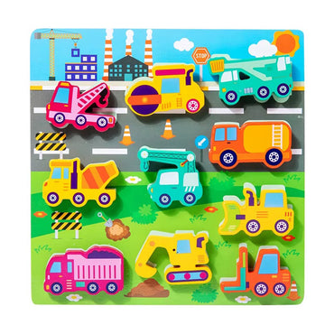 Wooden Puzzle With Velcro