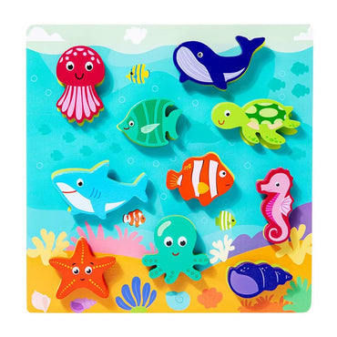 Wooden Puzzle With Velcro