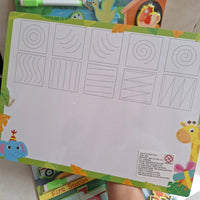 Wooden Puzzle Board With Writing Board And Marker