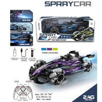 (Net)Remote Control Spray Smoke Equation Stunt Car With Light Music