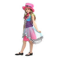 Jubilant girl clown Costume For Kids AB-591