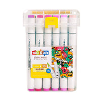 (NET) M&G Soft Brush Double-Tip Round Marker / 36 colors