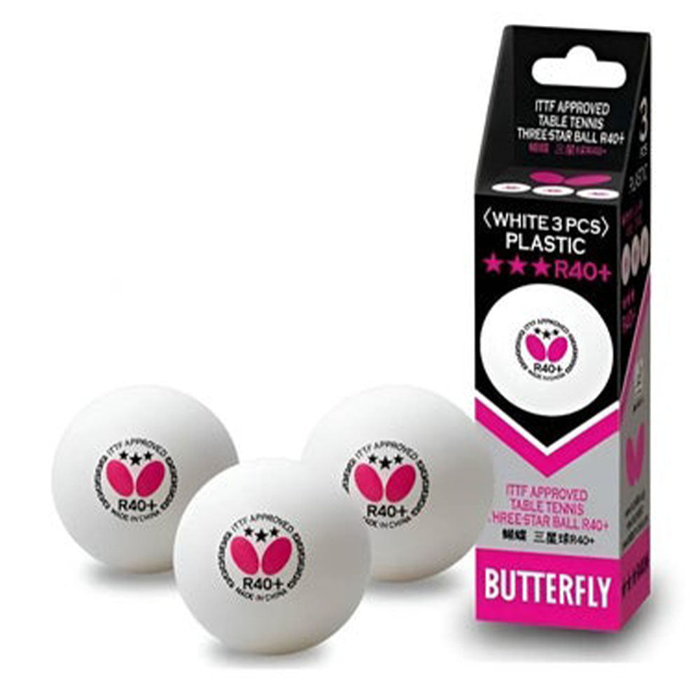 Butterfly Tennis Ball Set 3 Pcs