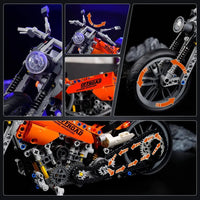 Racing motorcycle model building stones techinical creative building kit gift for adults collectors children building sets