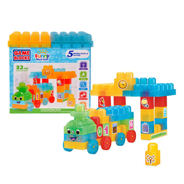 Toybliss Funny Block Train
