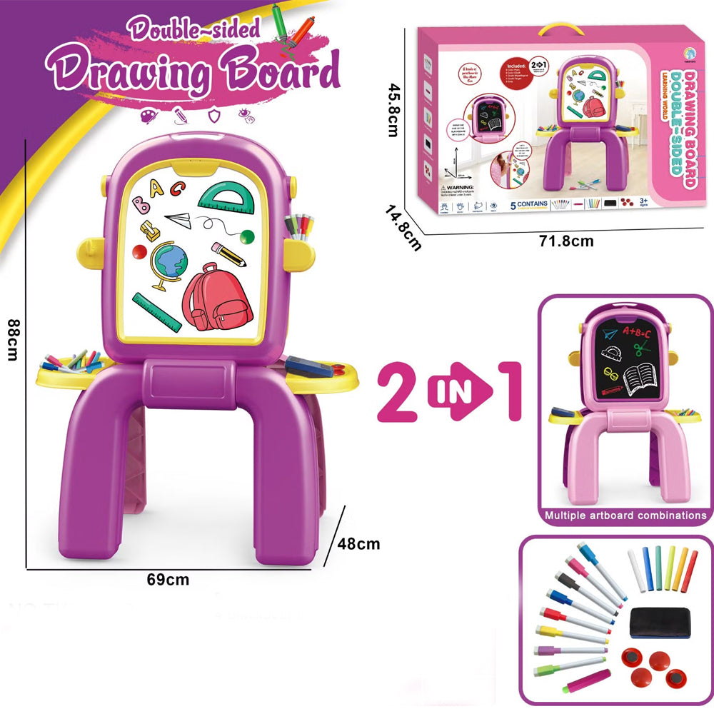 (Net)  Educational Painting Toy Kids Erasable Slate Writing Boards Drawing Board