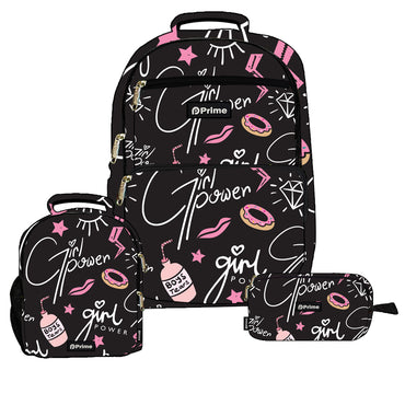 (NET) Prime Backpack Set Of 3 Pcs / PM-040