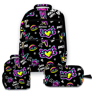 (NET) Prime Backpack Set Of 3 Pcs / PM-050