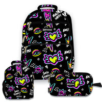 (NET) Prime Backpack Set Of 3 Pcs / PM-050