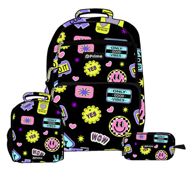 (NET) Prime Backpack Set Of 3 Pcs / P25-13