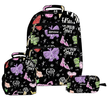 (NET) Prime Backpack Set Of 3 Pcs / P25-25