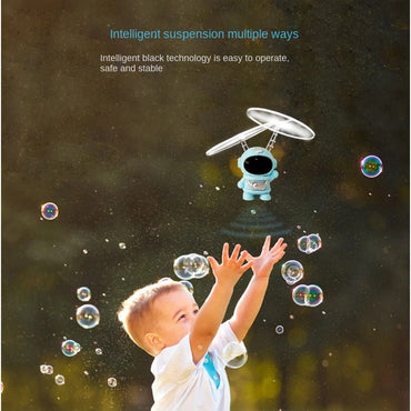 Mini Astronaut Drone with Lights Aircraft Suspended Induction Spaceship Robot Helicopter Toy Gift for Kids
