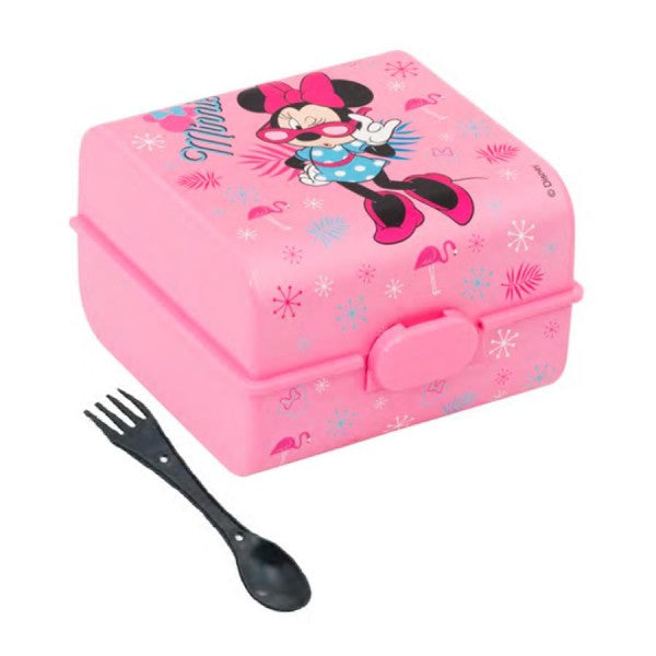 (Net) Herevin Small Lunch Box -  Minnie Mouse