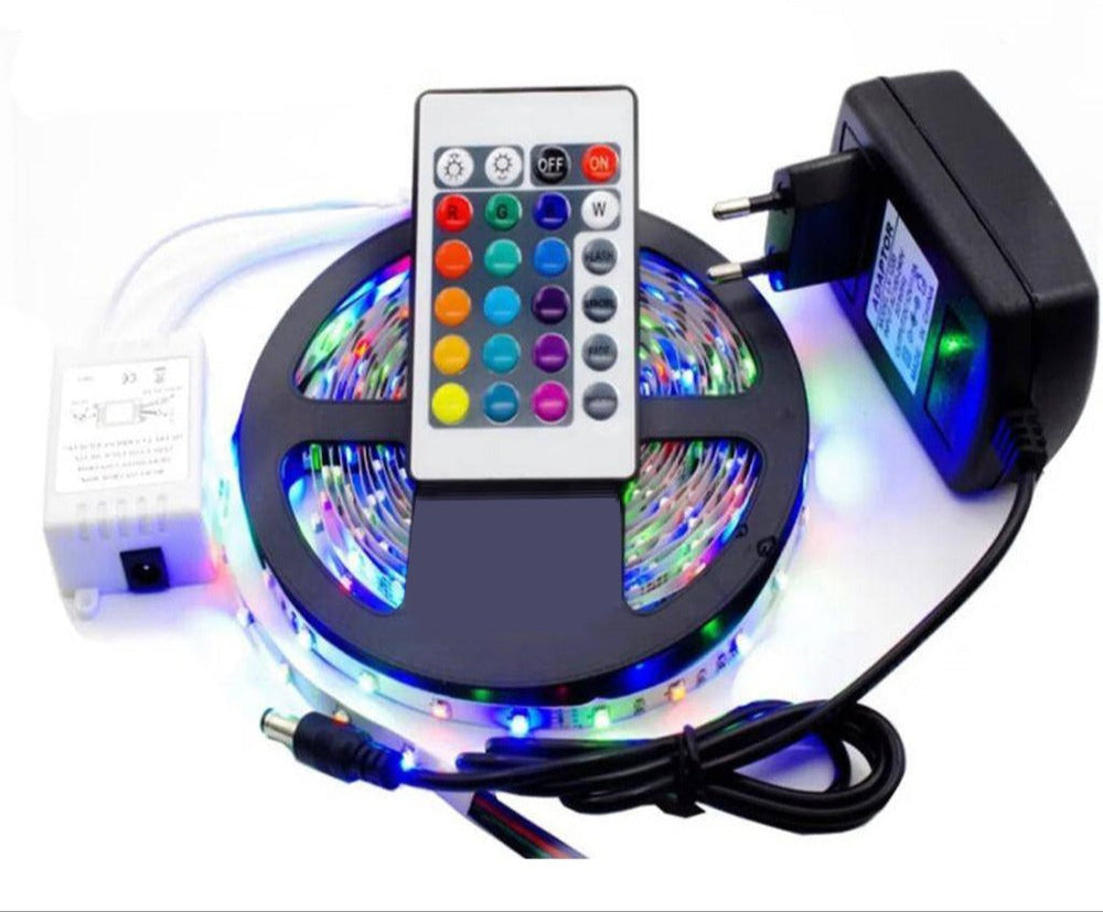 LED Strip Light Multicolor 5M With Remote