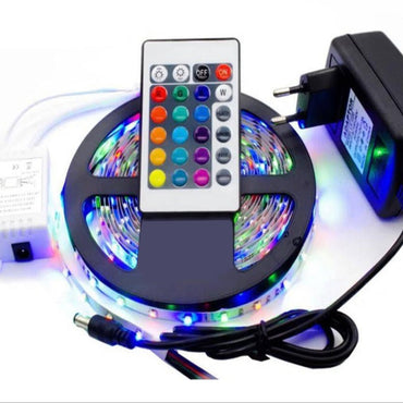 LED Strip Light Multicolor 5M With Remote