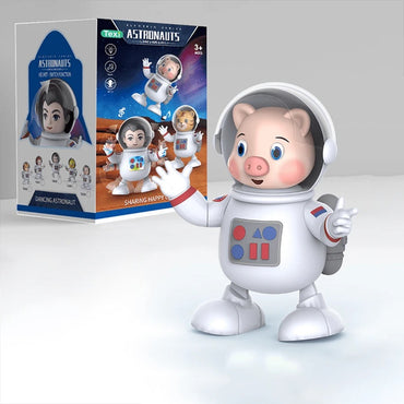 Funny Dancing Astronauts With Light & Music