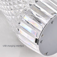 (NET) Vase Shape Atmosphere Crystal Lamp Diamond Table Lamp Home Decorations LED Lights / 75648