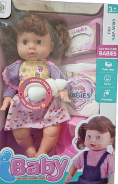 Cute Baby Doll with Nursing Tools