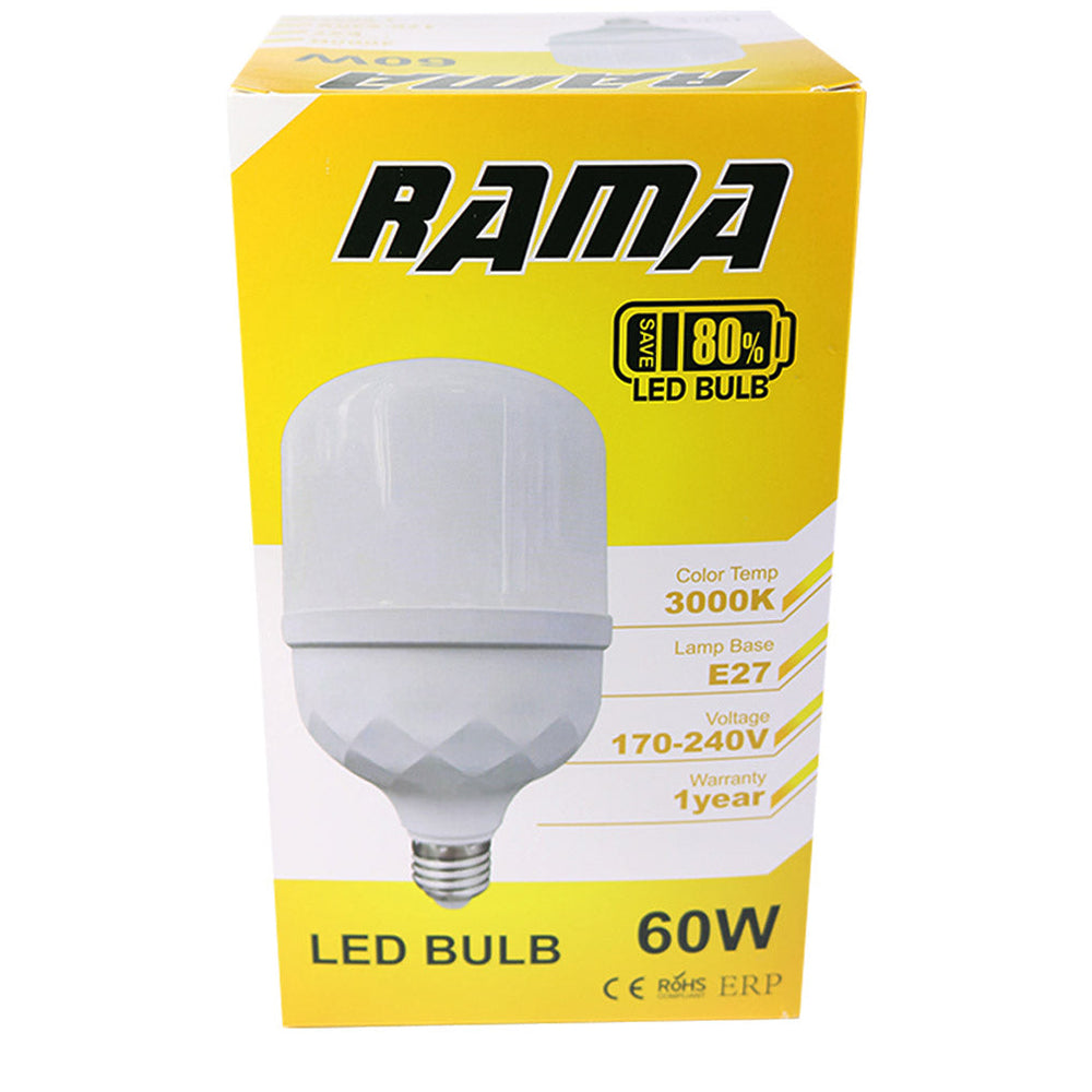 RAMA Led Bulb yellow Light 60 W