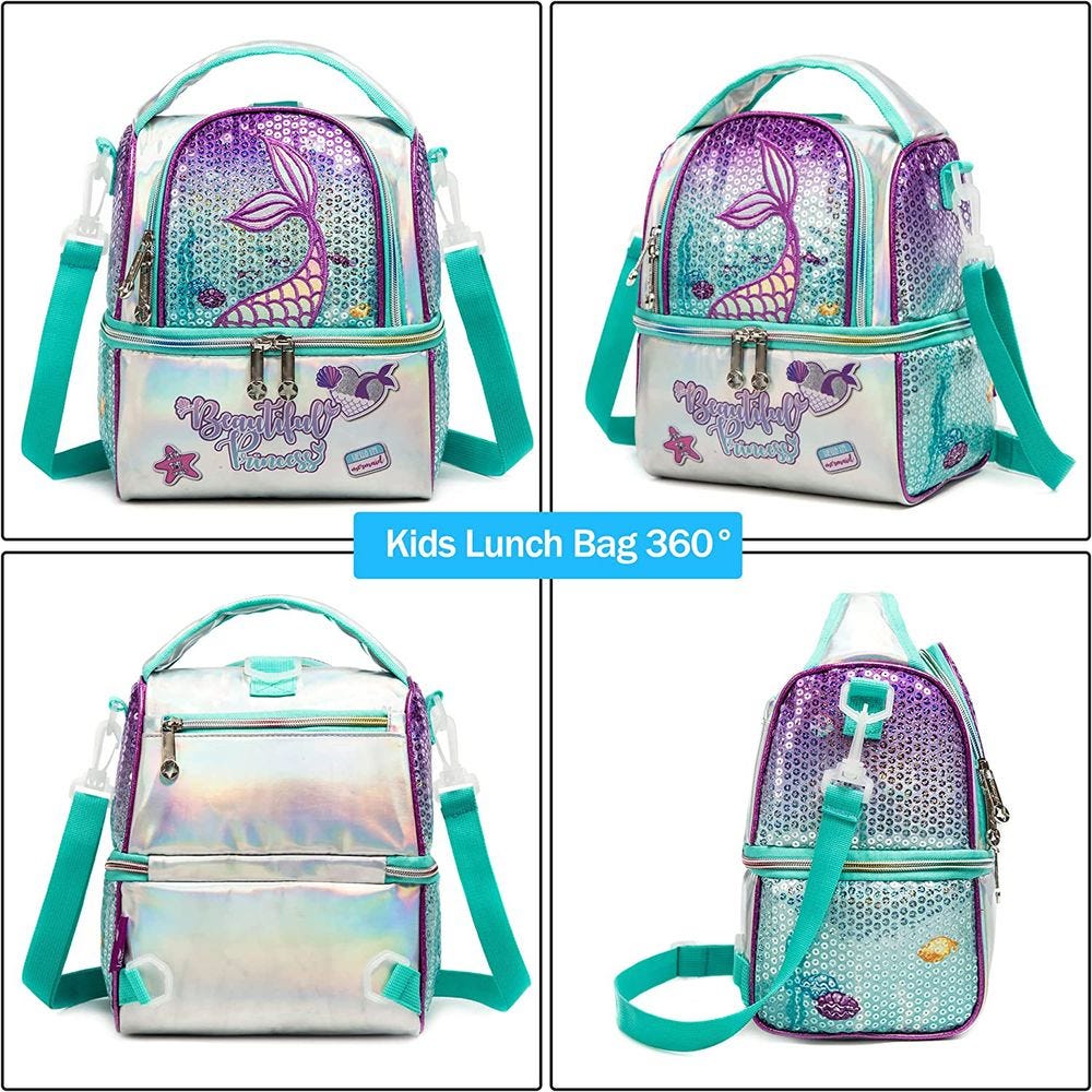 (NET) MOHCO Kids Lunch Bag Insulated Bento Cooler Bag / 13005