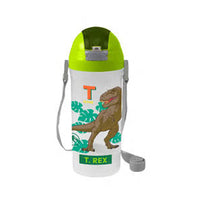 (Net) Herevin Sports Water Bottle With Straw - Jurassic Park - Raptor 610ML