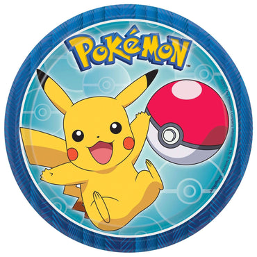 Pokemon Birthday Decorations Pikachu Party Decor Paper Plate 10 Pcs  / 623544