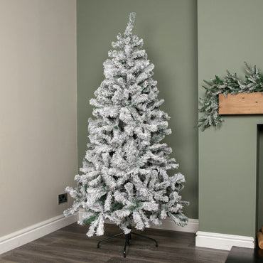 (Net) Christmas Tree With Snow 240cm