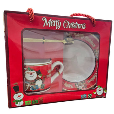 (Net) Christmas Mug Gift Set of 3pcs