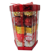 (Net) Christmas Mix Balls Type Tree Decoration Set