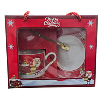 (Net) Christmas Mug Gift Set of 3 pcs