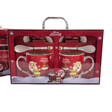 (Net) Christmas Mug Gift Set Of 6 pcs