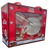 (Net) Christmas Mug Gift Set of 3 pcs